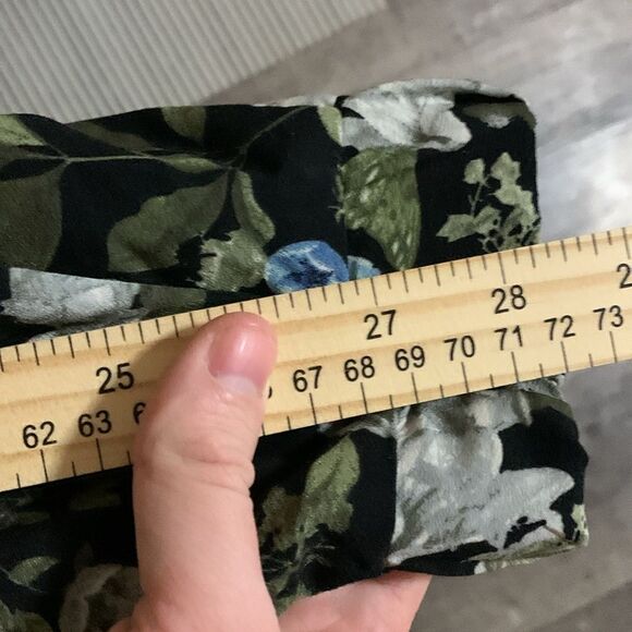 Christopher & Banks Women’s Lightweight Jacket Size M Blue/White Floral - Picture 5 of 6